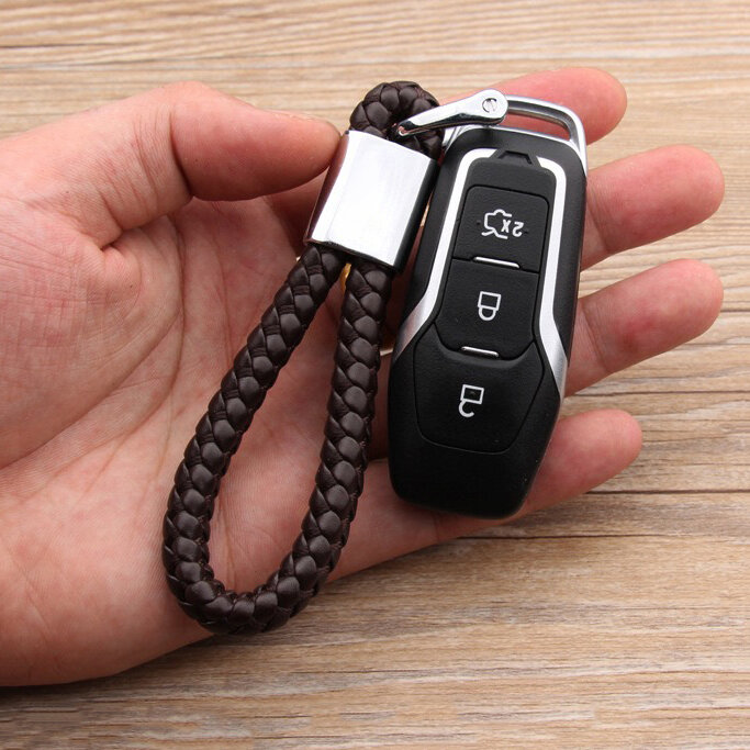 Premium Schlüsselanhänger Lederband Inkl. Karabiner
