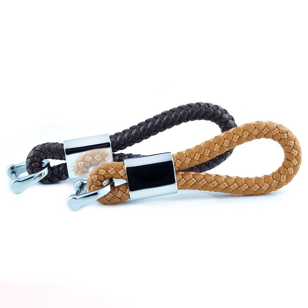 Premium Schlüsselanhänger Lederband Inkl. Karabiner