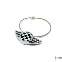 Wings Schlüsselanhänger  - Checkered Flag (C) Premium Schutzhülle Autoschlüssel Case