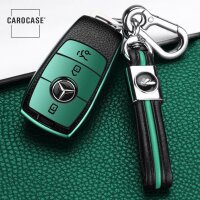 Silikon Leder-Look Schlüssel Cover passend für Mercedes-Benz Schlüssel  SEK13-M9