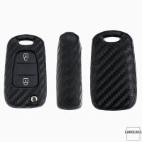 Silikoninis anglies pluošto dėklas Hyundai / Kia automobilio raktams (tipas D5X) | Carocase Premium