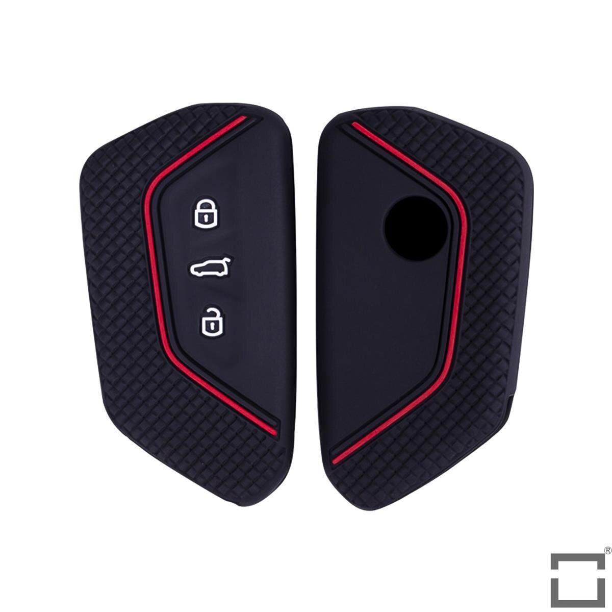 Key Cover for Seat / Skoda / Volkswagen (SEK22-V11) Premium key fob cover case - Detail view 3
