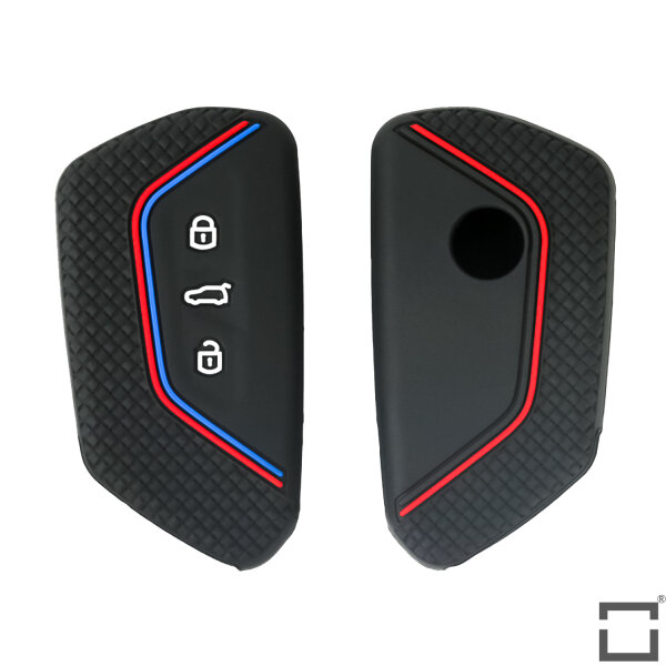 Key Cover for Seat / Skoda / Volkswagen (SEK22-V11) Premium key fob cover case protector