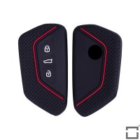 Key Cover for Seat / Skoda / Volkswagen (SEK22-V11) Premium key fob cover case - Detail view 3