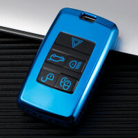 Blødt TPU-etui til Jaguar / Land Rover bilnøgler (type LR1) | Carocase Premium