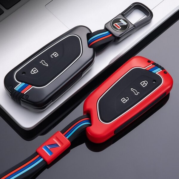 Etui skórzane na kluczyki samochodowe Seat / Skoda / VW (typ V11) | Carocase Premium Premium etui na kluczyki samochodowe pokrowiec