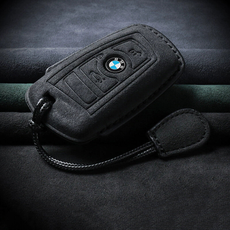 Alcantara Hülle für BMW Autoschlüssel (Typ B4) | Carocase Premium Premium Schutzhülle Autoschlüssel Case