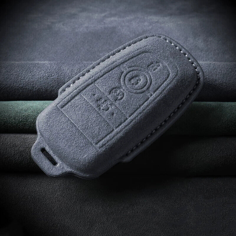 Etui Alcantara na kluczyki samochodowe Ford (typ F9) | Carocase Premium