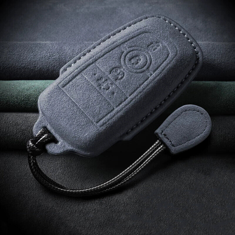 Etui Alcantara na kluczyki samochodowe Ford (typ F9) | Carocase Premium