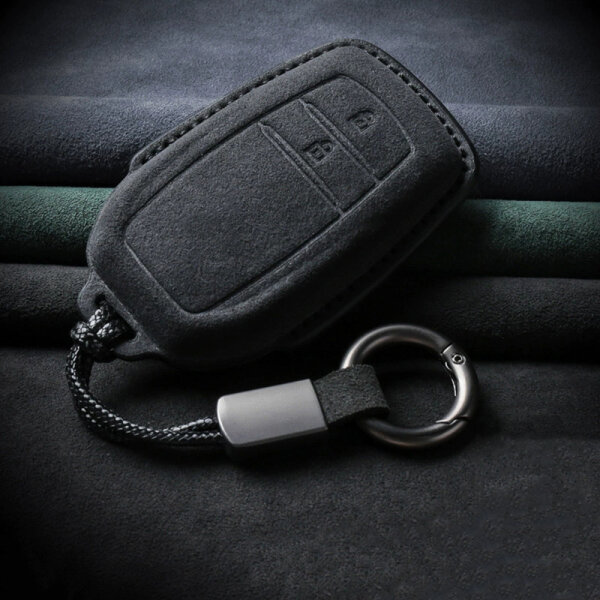 Alcantara case for Toyota car keys (type T3) | Carocase Premium Premium key fob cover case protector