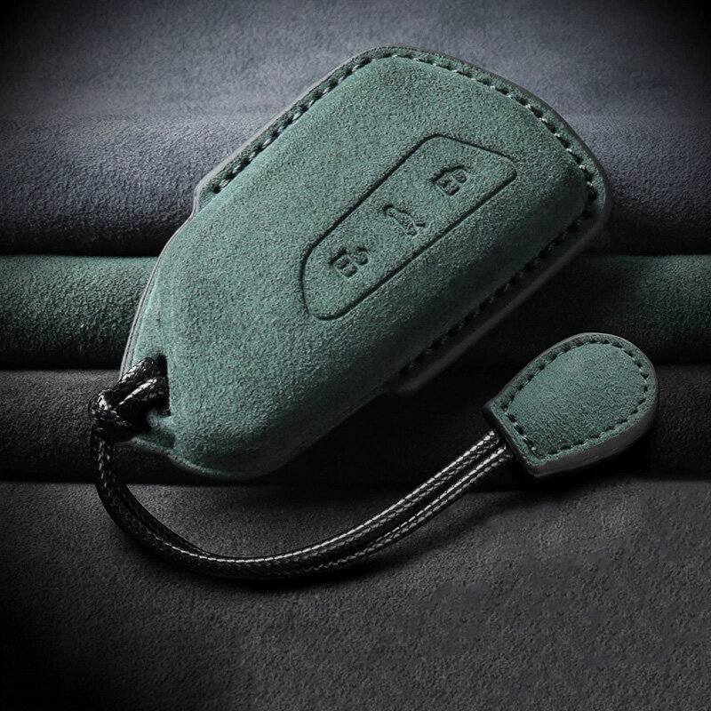 Alcantara Hülle für Seat / Skoda / VW Autoschlüssel (Typ V11) | Carocase Premium