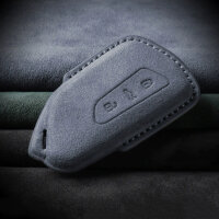 Alcantara Hülle für Seat / Skoda / VW Autoschlüssel (Typ V11) | Carocase Premium