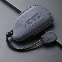 Alcantara Hülle für Seat / Skoda / VW Autoschlüssel (Typ V11) | Carocase Premium