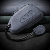 Alcantara Hülle für Seat / Skoda / VW Autoschlüssel (Typ V11) | Carocase Premium