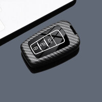 Custodia in silicone effetto carbonio per chiavi auto...