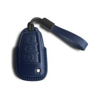 Leder Hülle für Audi Autoschlüssel (Typ AX3S) | Carocase Premium