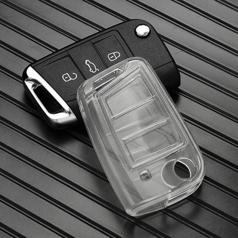 Silikoneetui til Audi / Seat / Skoda / VW bilnøgler (Type V3) | Carocase Premium Premium læderetui til bilnøgler dæksel