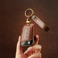 Carocase Handgefertigte Leder Schlüsselhülle...