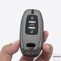Aluminum key fob cover case fit for Audi AX4 remote key Premium key fob cover case - Detail view 3