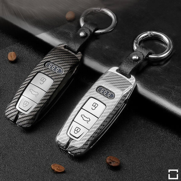 Funda de TPU suave para llaves de coche Audi / VW (tipo AX7) | Carocase Premium Funda de llave de coche protectora carcasa estuche