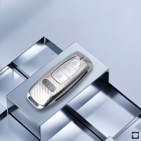 Premium Carbon-Look Aluminium-Zink Schlüssel Cover...
