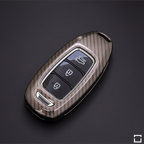 Mjukt TPU-fodral för Hyundai / Kia bilnycklar (typ D9) | Carocase Premium Premium nyckelfodral - Detaljerad vy 2