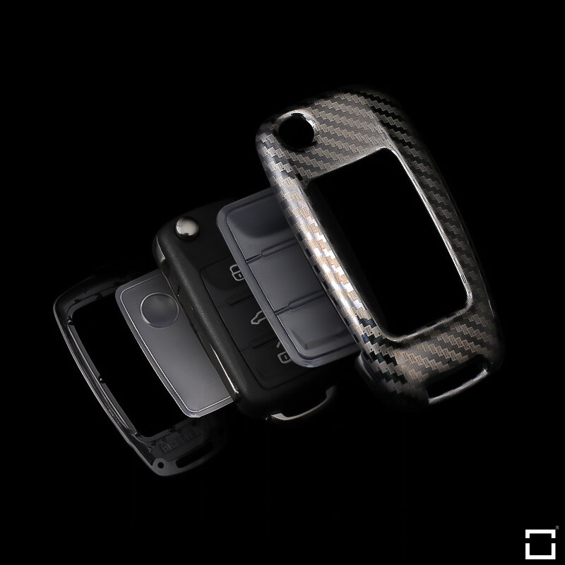 Soft TPU case for Seat / Skoda / VW car keys (type V2) | Carocase Premium Premium key fob cover case - Detail view 3
