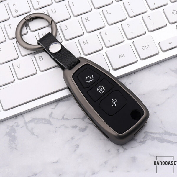 Aluminum key fob cover case fit for Ford F4 remote key Premium key fob cover case protector
