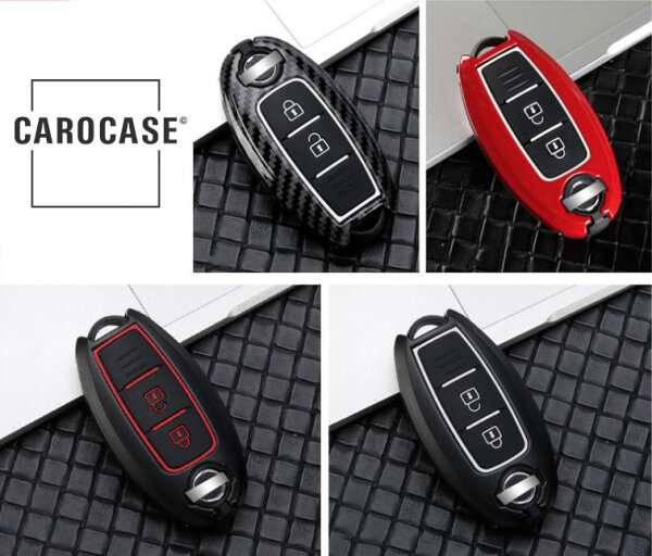 Hartschalen Etui Cover passend für Nissan Schlüssel  HEK46-N5 Premium Schutzhülle Autoschlüssel Case