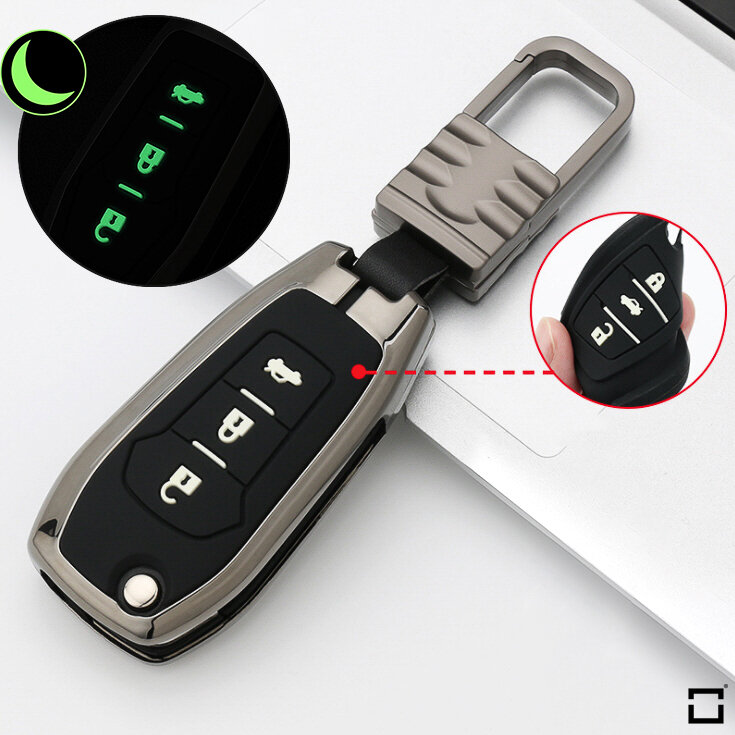 Silikonska futrola za auto ključeve Audi / Seat / Skoda / VW (tip F2) | Carocase Premium Premium futrola za ključeve automobila