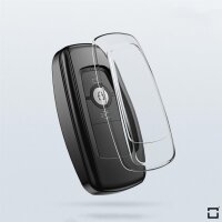 Audi / Seat / Skoda / VW marka araç anahtarları (F8 tipi) için yumuşak TPU kılıf | Carocase Premium