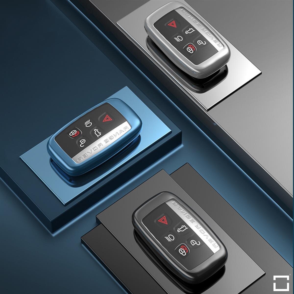 Soft TPU case for Jaguar / Land Rover car keys (type LR2) | Carocase Premium