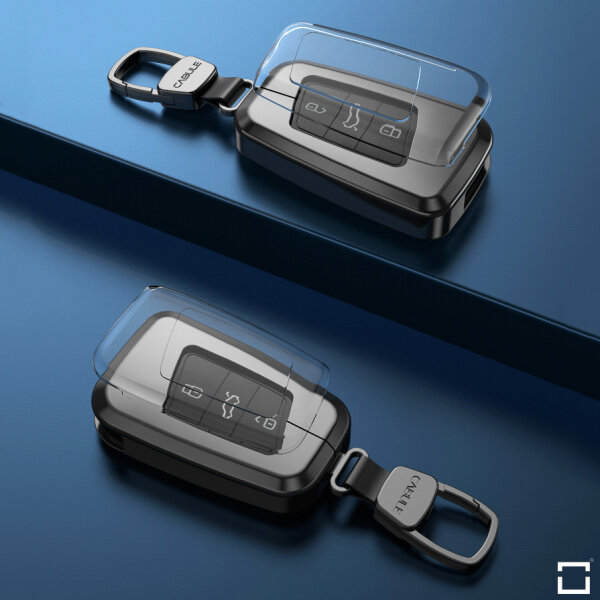 Premium Schlüsselhülle / Schlüsselcover für Volkswagen, Skoda, Seat Schlüssel (HEK55-Serie) Premium Schutzhülle Autoschlüssel Case