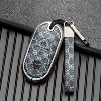 Кожен калъф за автомобилни ключове Mercedes Benz (тип M11) | Carocase Premium