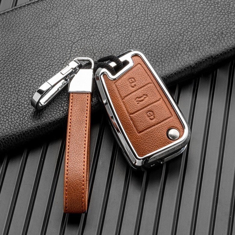 Læretui til Audi / Seat / Skoda / VW bilnøkler (type V3) | Carocase Premium Premium nøkkeldeksel bilnøkkel etui