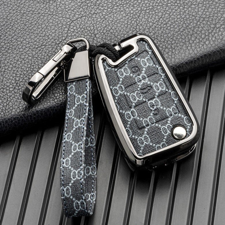 Læretui til Audi / Seat / Skoda / VW bilnøkler (type V3) | Carocase Premium Premium nøkkeldeksel - Detaljert visning 3