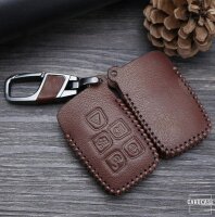 Leather case for Jaguar / Land Rover car keys (type LR2) | Carocase Premium Premium key fob cover case protector