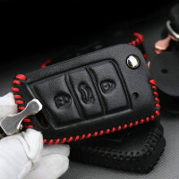 Usnjen etui za avtomobilske ključe Audi / Seat / Skoda / VW (tip V3) | Carocase Premium