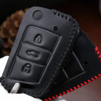Usnjen etui za avtomobilske ključe Audi / Seat / Skoda / VW (tip V3) | Carocase Premium