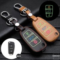 Leder Schlüssel Cover passend für Audi...