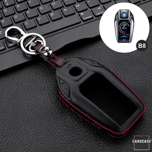 Funda de piel para llaves de coche Audi / Seat / Skoda / VW (tipo B8) | Carocase Premium Funda de llave de coche protectora carcasa estuche