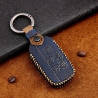 Premium Leather key fob cover case fit for Land Rover,...
