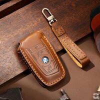Funda de piel para llaves de coche Audi / Seat / Skoda / VW (tipo B5) | Carocase Premium