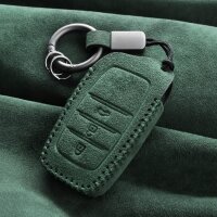 Cover Per Chiavi Auto In Pelle Alcantara Compatibile Con Toyota - Protezione Copri Telecomando (LEK69) Incl. Moschettone + portachiavi (LEK69-T4) Custodia copri-chiave auto - Vista dettagliata 3