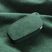 Cover Per Chiavi Auto In Pelle Alcantara Compatibile Con Toyota - Protezione Copri Telecomando (LEK69) Incl. Moschettone + portachiavi (LEK69-T4)