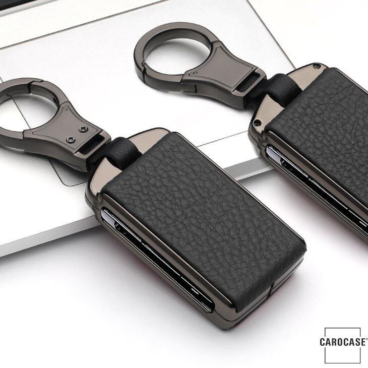 Bőrtok Suzuki autókulcsokhoz (VL3 típus) antracit színben | Carocase Premium Premium autókulcs bőrtok védőtok